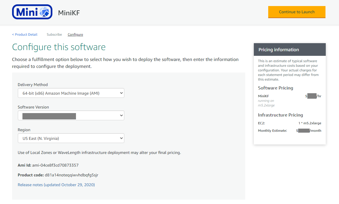 Configure MiniKF